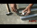 How to make Two (2) Track Sliding Window, Easy DIY