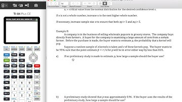 MTH 1260 - 7.3 Notes Video - Part 2
