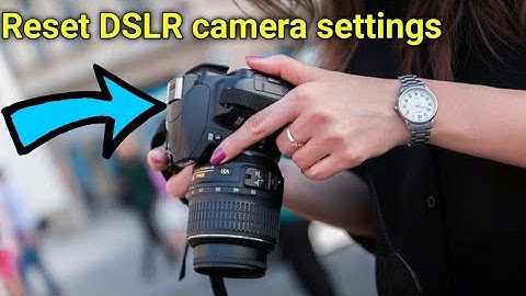How to clear DSLR camera setting | How to reset Canon 200d DSLR setting #shorts #youtubeshorts