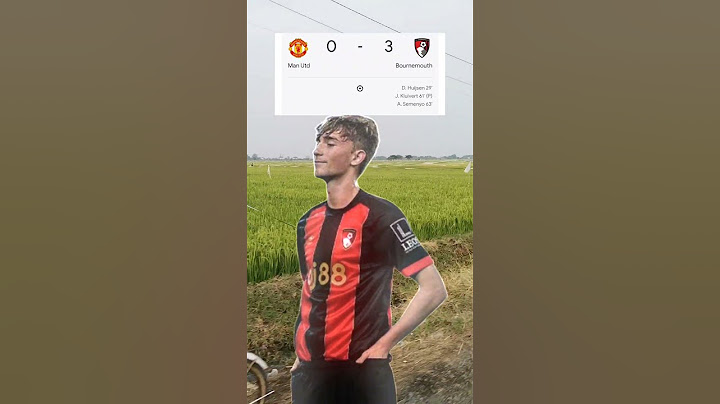 Manchester United 0 vs 3 Bournemouth - Manchester United lost at Old Trafford to Bournemouth