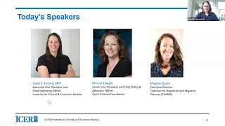 ICER's Barriers to Fair Access Webinar: Evaluating 2022 Coverage Policies