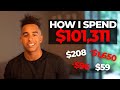 How I Spend My $101,311 Per Month Income