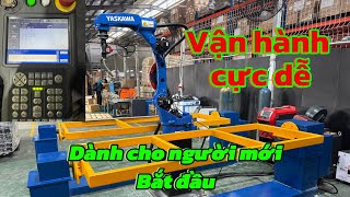 Cách Vận Hành Robot Yaskawa YRC1000 - Vận Hành Robot Hàn Nhôm Cực Dễ