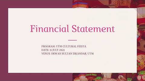 UKQE 3001 (Section 11 & 12) | Program Proposal Group 17 | UTM Cultural Fiesta