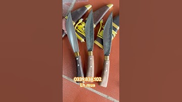 DAO mèo 20cm có vỏ hàng đẹp thép đen