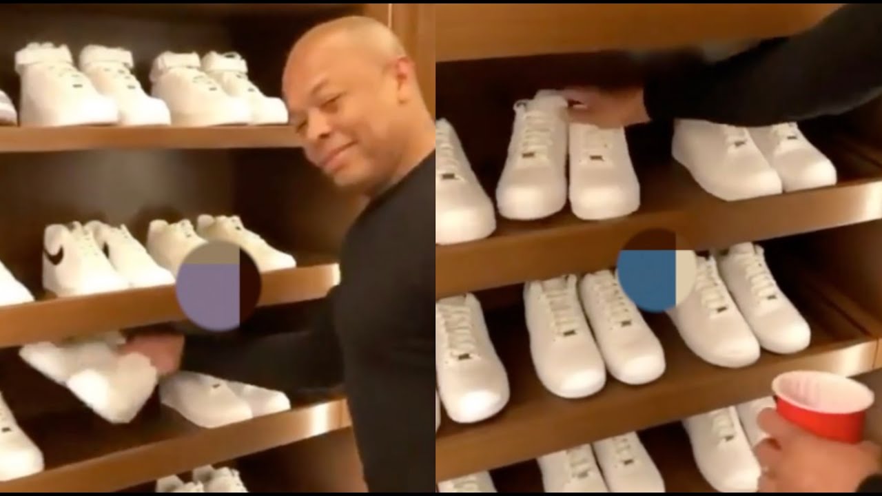 Dr. Dre Shows Off His Insane Air Force 1 Shoe Collection 