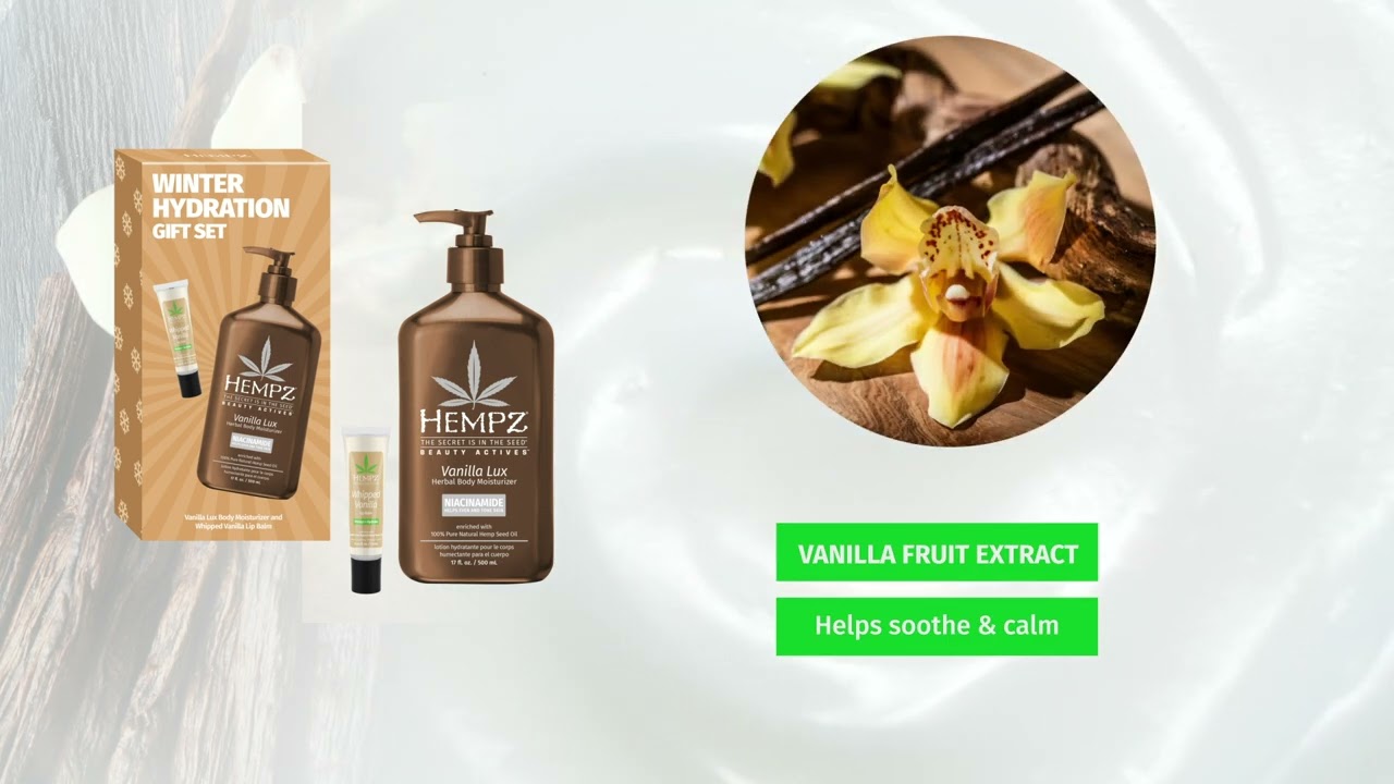 Winter Hydration Vanilla Lotion & Lip Balm Gift Set