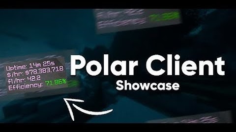Polar Client V3.5 UPDATE Auto Commission Macro Showcase hypixel skyblock 1