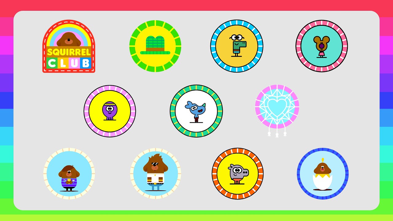 [REDEFINED] Hey Duggee’s Squirrel Club Badges