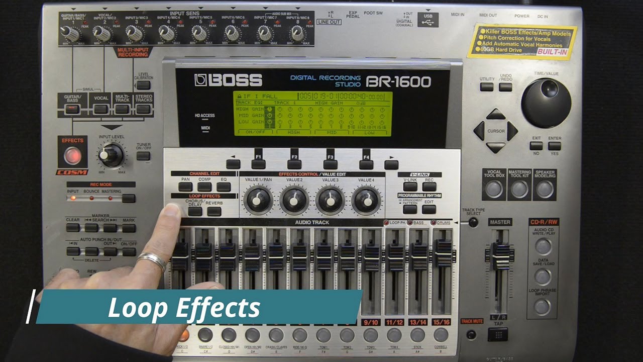 2002 Roland Boss BR-1180 Workstation Demo Video Part 1 - YouTube