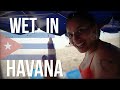 Slippery and wet in havanas best beach