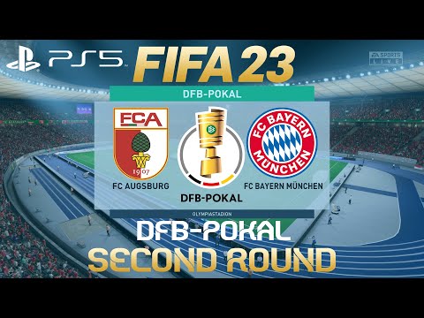 FIFA 23 Augsburg vs Bayern Munich | DFB POKAL 2022/23 | PS5 Full Match