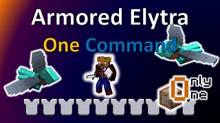 Armored Elytra | One Command Creation | TheBalliBoys