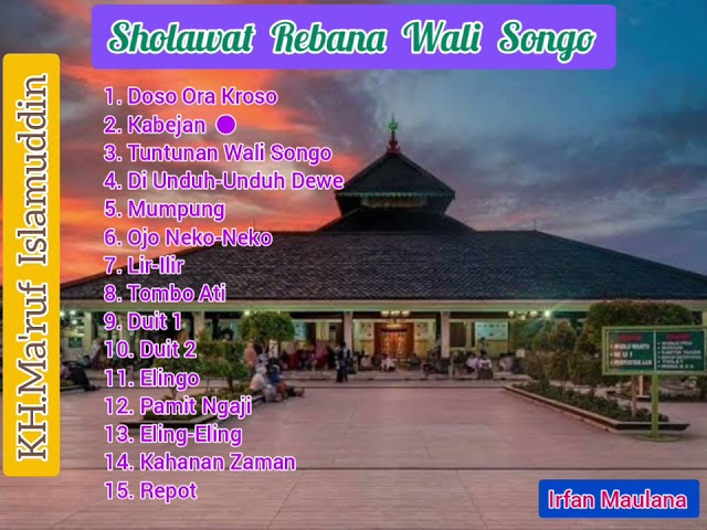 Sholawat Rebana Wali Songo | KH.Ma'ruf Islamuddin Pengasuh Pondok Pesantren Wali Songo Sragen class=