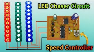LED Chaser Circuit Board | Running LED Light |LED|Chaser Circuit