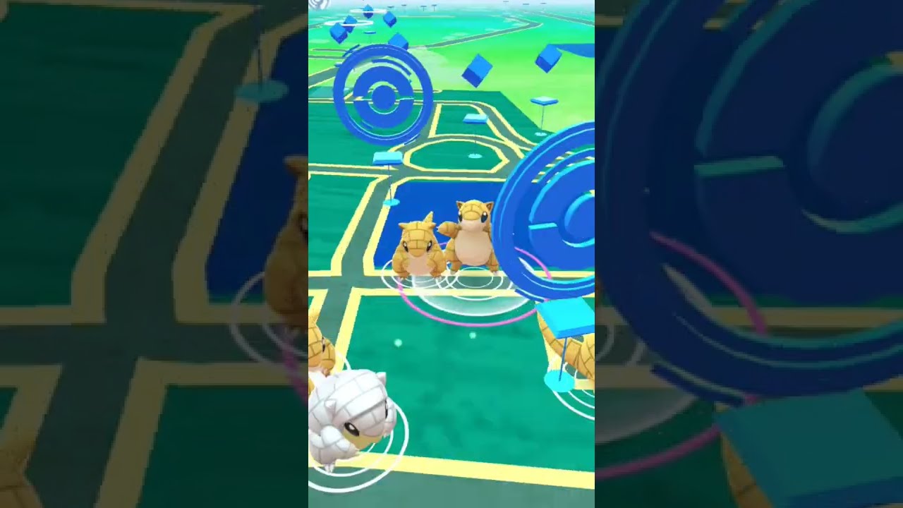 Shiny Sandshrew Community Day! Pokémon GO!! Shiny Sandshrew With Shadow Claw.!!! 