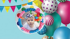 Photo On Birthday Cake - Cake with Photo and Name