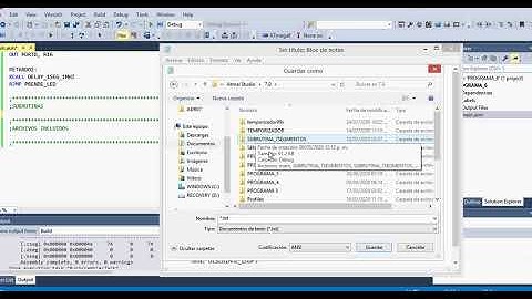 8.0 Curso Programación de AVR en Ensamblador (Guardar sub-rutina en archivo independiente)