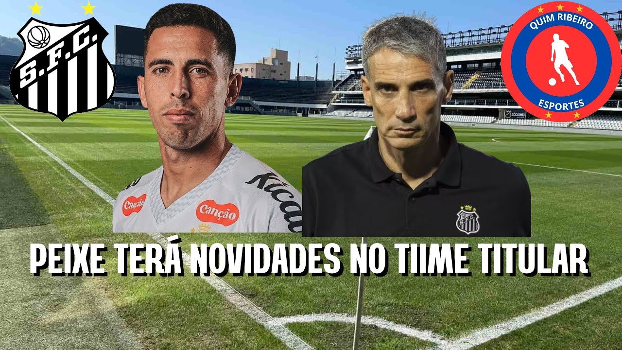 SANTOS TERÁ NOVIDADES NO TIME TITULAR #futebol #santosfc #santos #neymar #ovjoda #esportes #mirassol