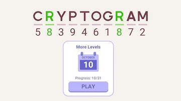Cryptogram Daily Challenge October 10 2024 - 