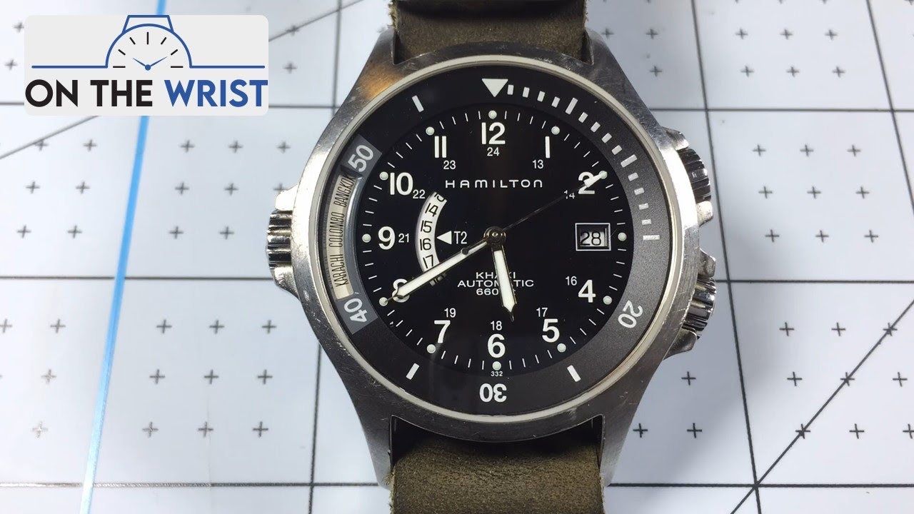 Hamilton Khaki Navy GMT Automatic Watch Review, Great features, great