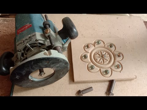 wood carving flower design router machine by MSF