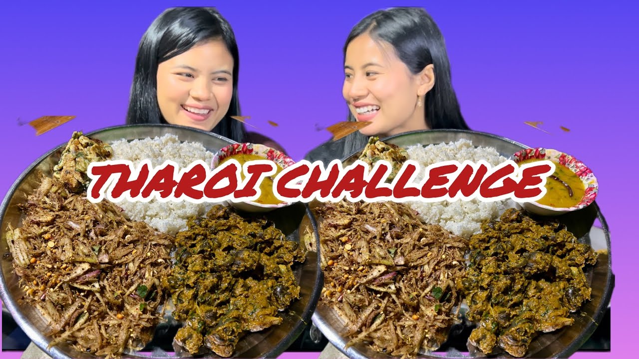 THAROI CHALLENGE WITH AWATHABI SINGJU //  ESEI SAK U HAIRAGA SEIRENG THIRAK A😂😂