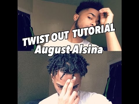August Alsina Twist Out Hair Tutorial