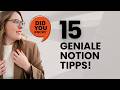 15 geniale Notion Tipps, die du kennen musst!