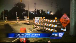 First night of I-94 closure at Rawson Ave. complete