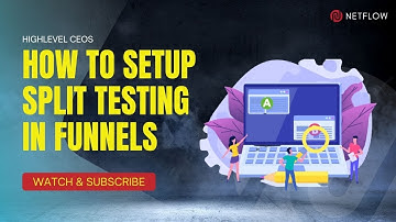How To Setup Split Testing In Funnels