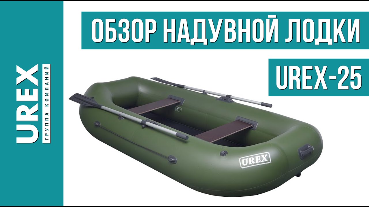 Обзор надувной сплавной гребной лодки Urex 25 - YouTube