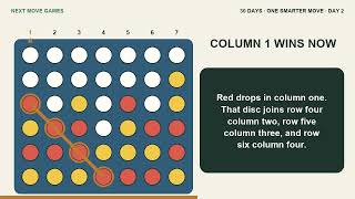 Connect Four Puzzle: Should You Block—or Win Right Now? screenshot 5