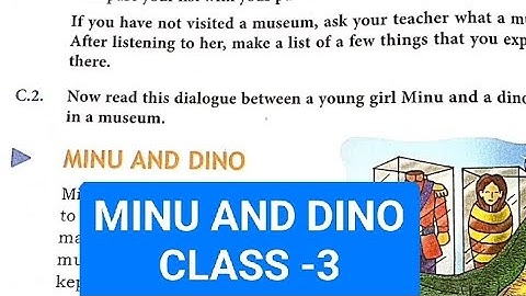 #Minu And Dino #Class-3 #English Reader#DAV Book# Full Explanation # Like #Subscribe #