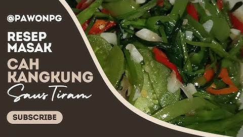 BEGINI CARA MASAK KANGKUNG YANG PASTI ENAK‼️ RESEP MASAK CAH KANGKUNG SAUS TIRAM ALA @PawonPG ‼️