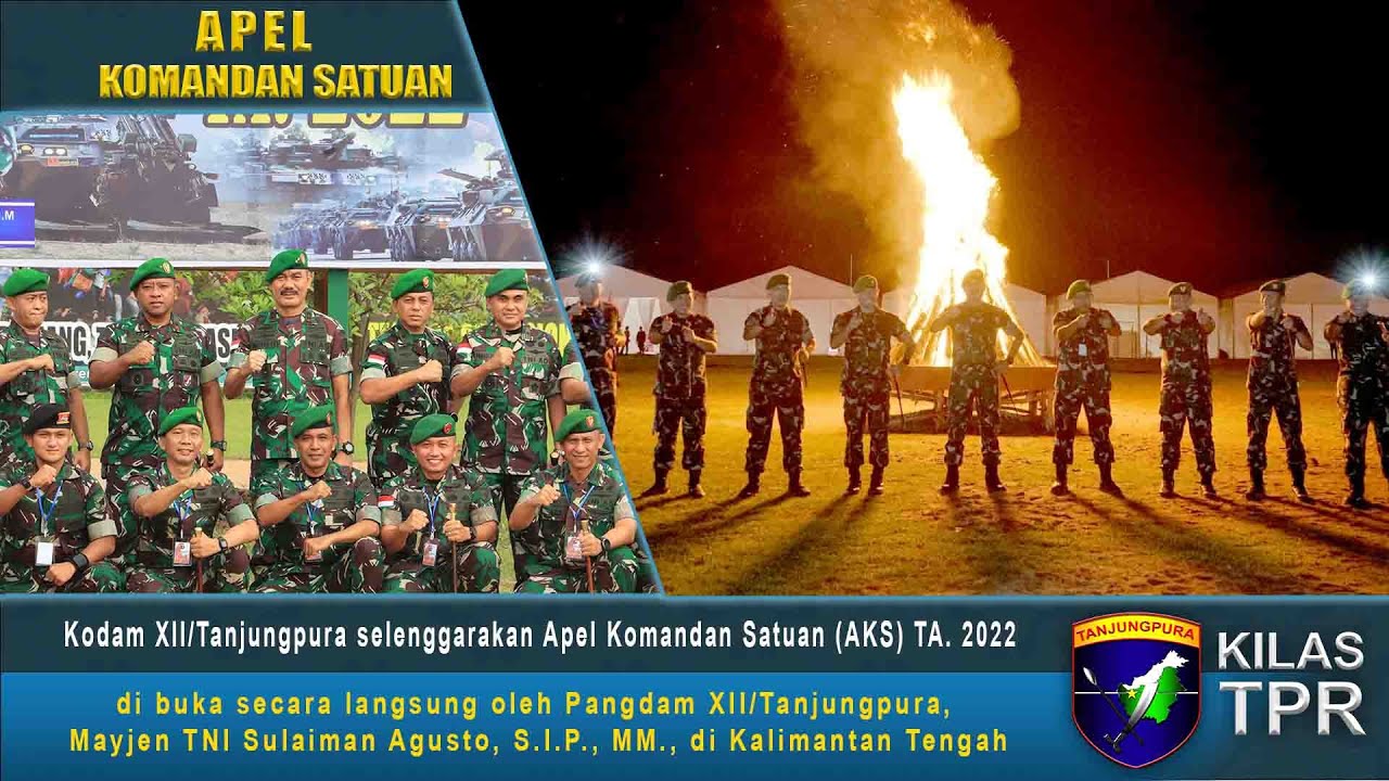 Apel Komandan Satuan (AKS) Kodam XII/Tanjungpura
