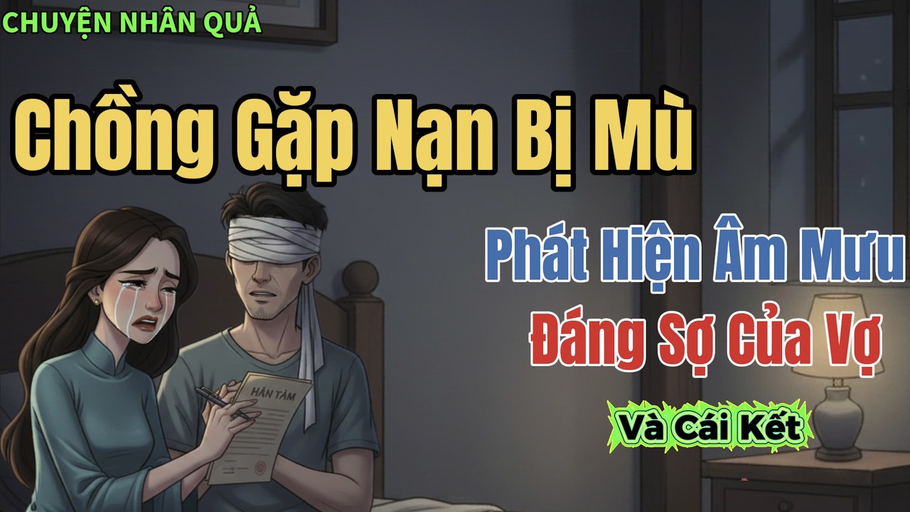 Chồng Gặp Nạn Bị Mù, Vô Tình Phát Hiện Âm Mưu Đáng Sợ Của Vợ | Chuyện Nhân Quả