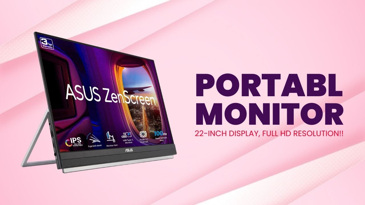 ASUS ZenScreen 22” Portable Monitor: The Ultimate Full HD Display