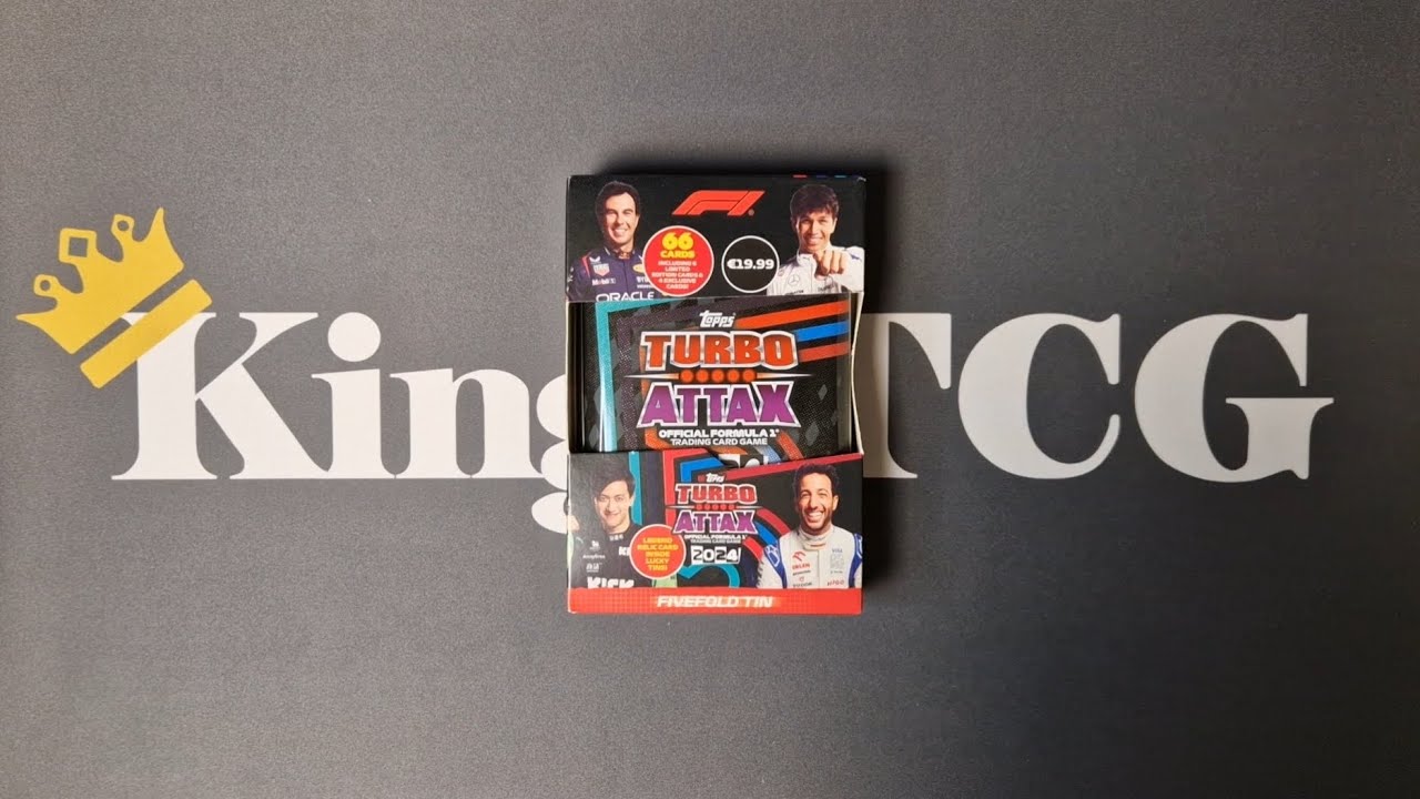 Formula 1 Topps Turbo Attax 2024 Fivefold Tin Opening‼️ | NUMBERED AUTOGRAPH🔥