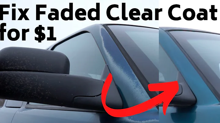 How To Fix Clear Coat Fade And Failure for $1 in 5 Minutes!