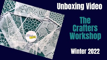 UNBOXING VIDEO- TCW STENCILS 2022   Mixed Media Art Journal