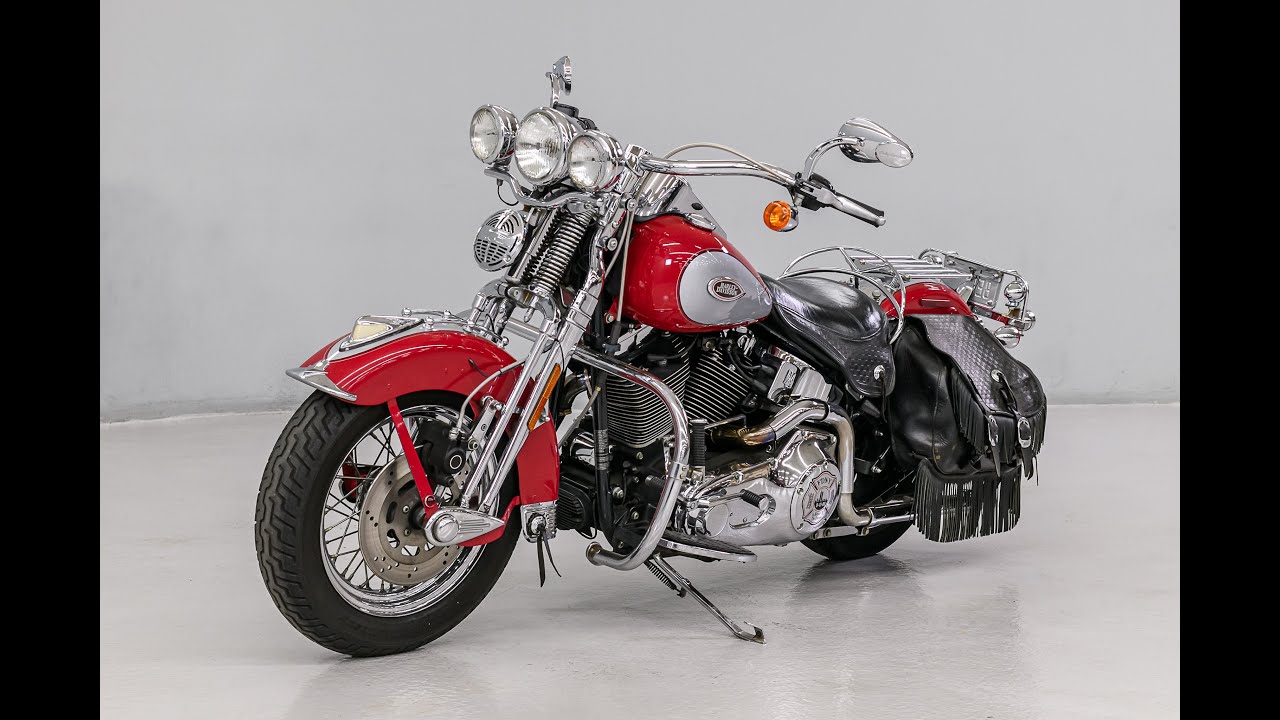 2002 Harley-Davidson Heritage FLSTS - YouTube
