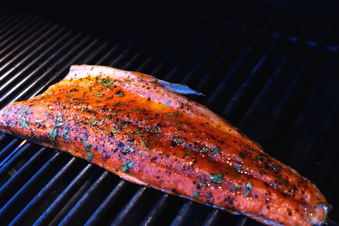 Grilled Sockeye Salmon Christine