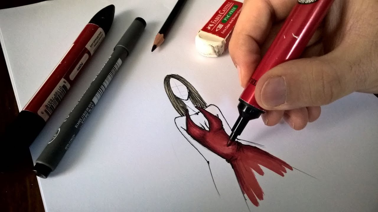 Corso Di Disegno Del Figurino Youtube