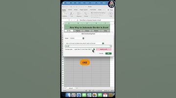 Smart Tricks to automate border #exceltips #excel #ai #shortvideo #shorts #viralshorts
