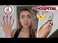 I Wore EXTREMELY Long Acrylic Nails For 24 Hours! *HOSPITAL*