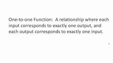 1.1 Functions and Function Notation
