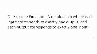 1.1 Functions and Function Notation