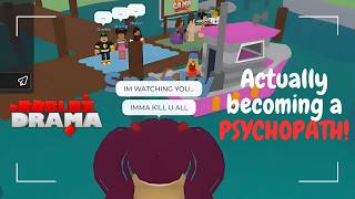 Actually becoming a PSYCHOPATH in Total Roblox Drama! (DRAMA, FIGHTS, FUNNY MOMENTS)