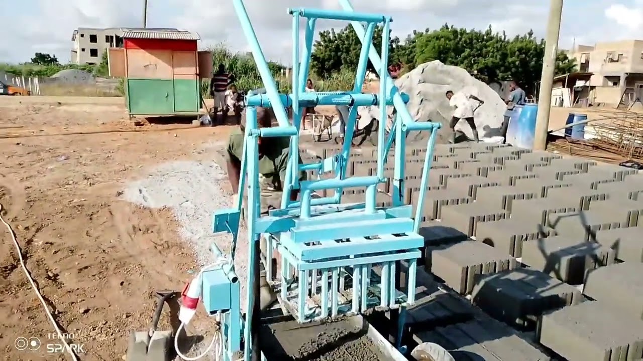 Block Moulding machine manufactured